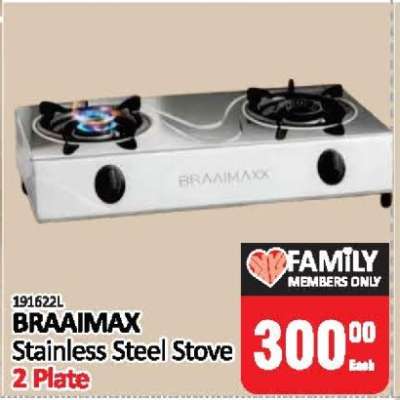 BRAAIMAX Stainless Steel Stove