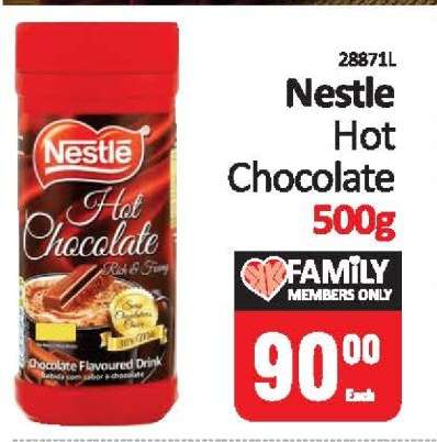Nestle Hot Chocolate-500g