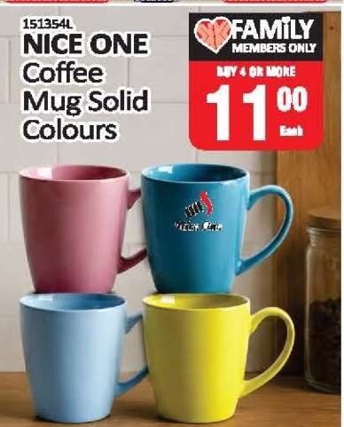 NICE ONE Coffee Mug Solid Colours