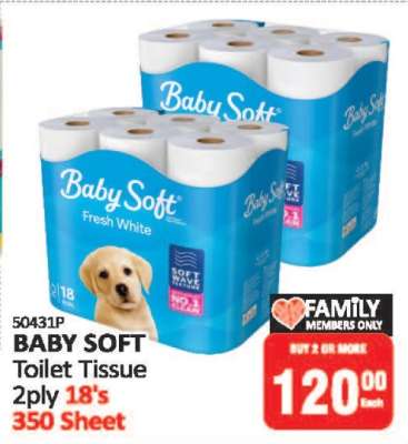 Baby Soft Toilet Tissue