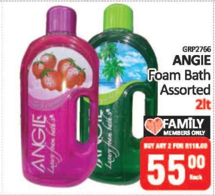 ANGIE Foam Bath Assorted
