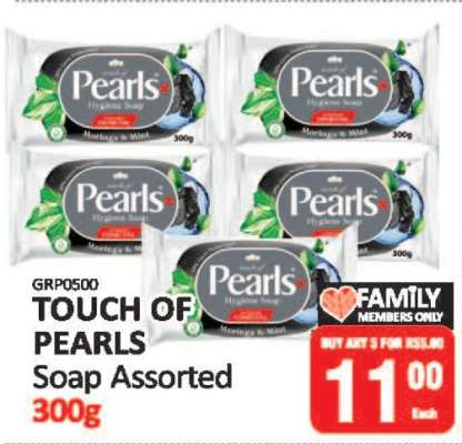 TOUCH OF PEARLS Soap Assorted