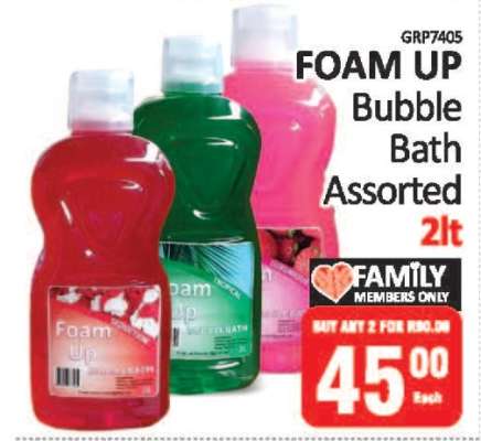 FOAM UP Bubble Bath Assorted
