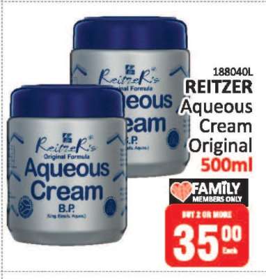 REITZER Aqueous Cream Original 500ml