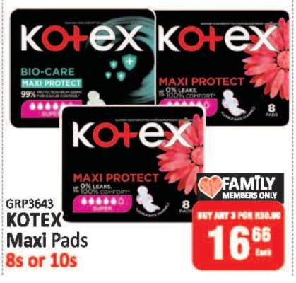 Kotex Maxi Pads