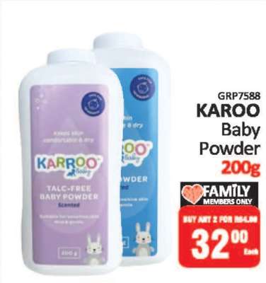 KAROO Baby Powder 200g