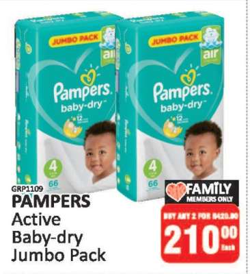 Pampers Active Baby-dry Jumbo Pack