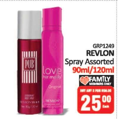 REVLON Spray Assorted