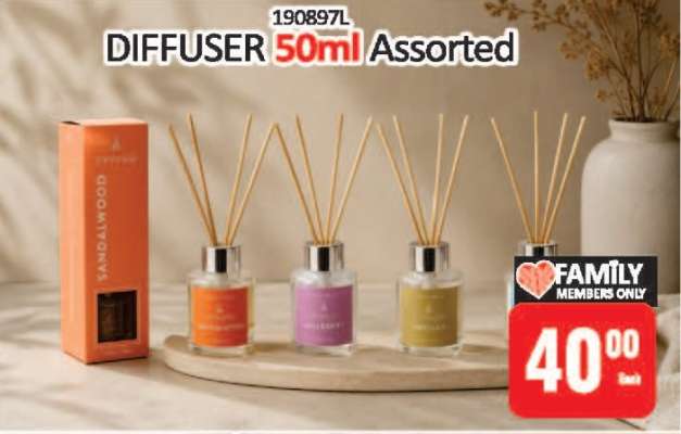 DIFFUSER 50ml Assorted