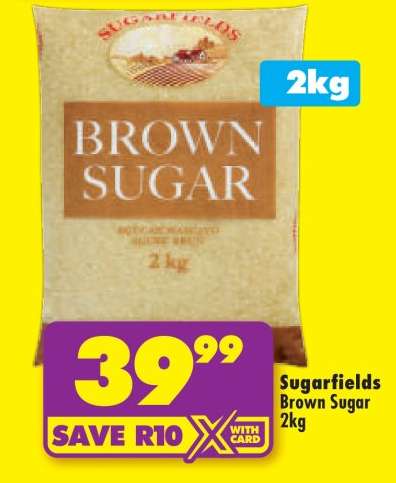 SUGARFIELDS BROWN SUGAR 2kg