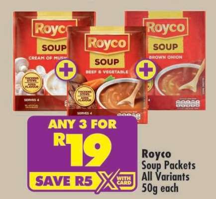 Royco Soup Packets