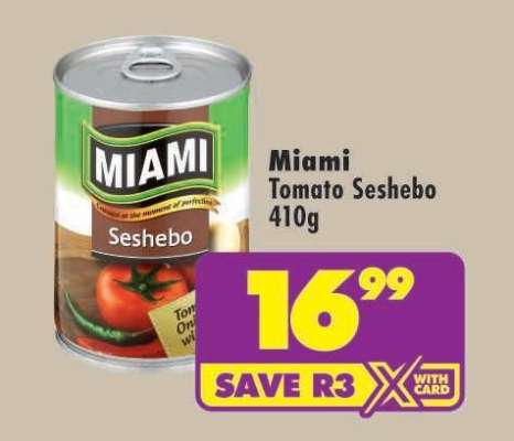 Miami Tomato Seshebo 410g