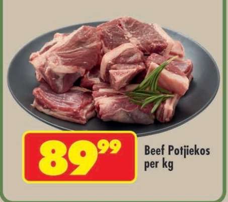 BEEF POTJIEKOS per kg