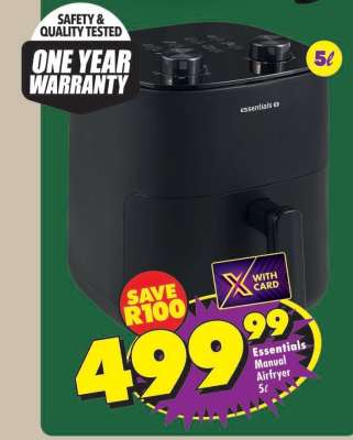 Essentials Manual Airfryer 5L