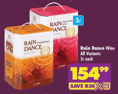 RAIN DANCE WINE all variants