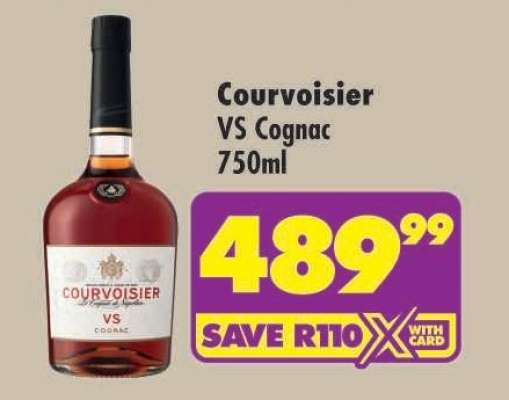 COURVOISIER VS COGNAC 750ML