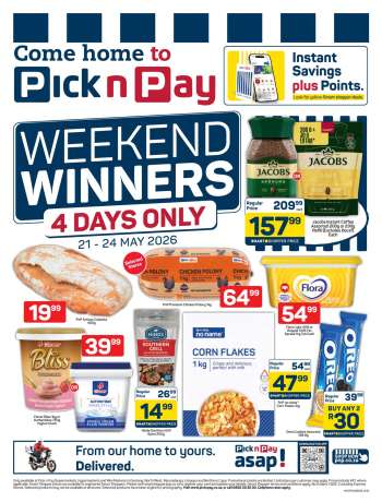 Pick n Pay catalogue  - 21/05/2026 - 24/05/2026.
