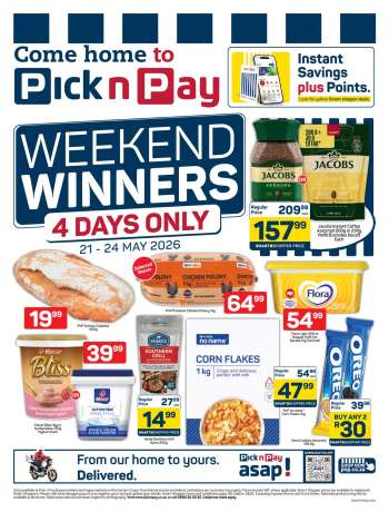 Pick n Pay catalogue  - 21/05/2026 - 24/05/2026.
