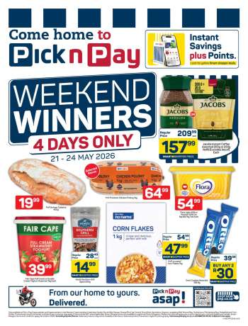Pick n Pay catalogue  - 21/05/2026 - 24/05/2026.