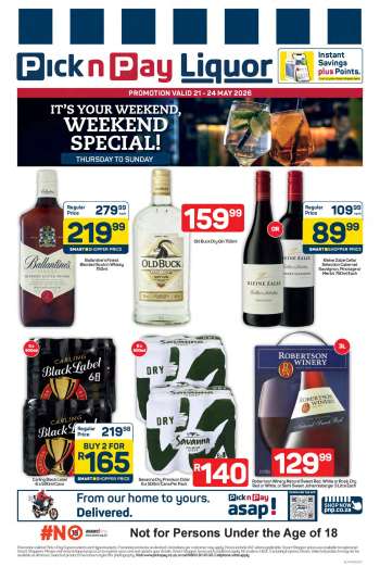 Pick n Pay catalogue  - 21/05/2026 - 24/05/2026.
