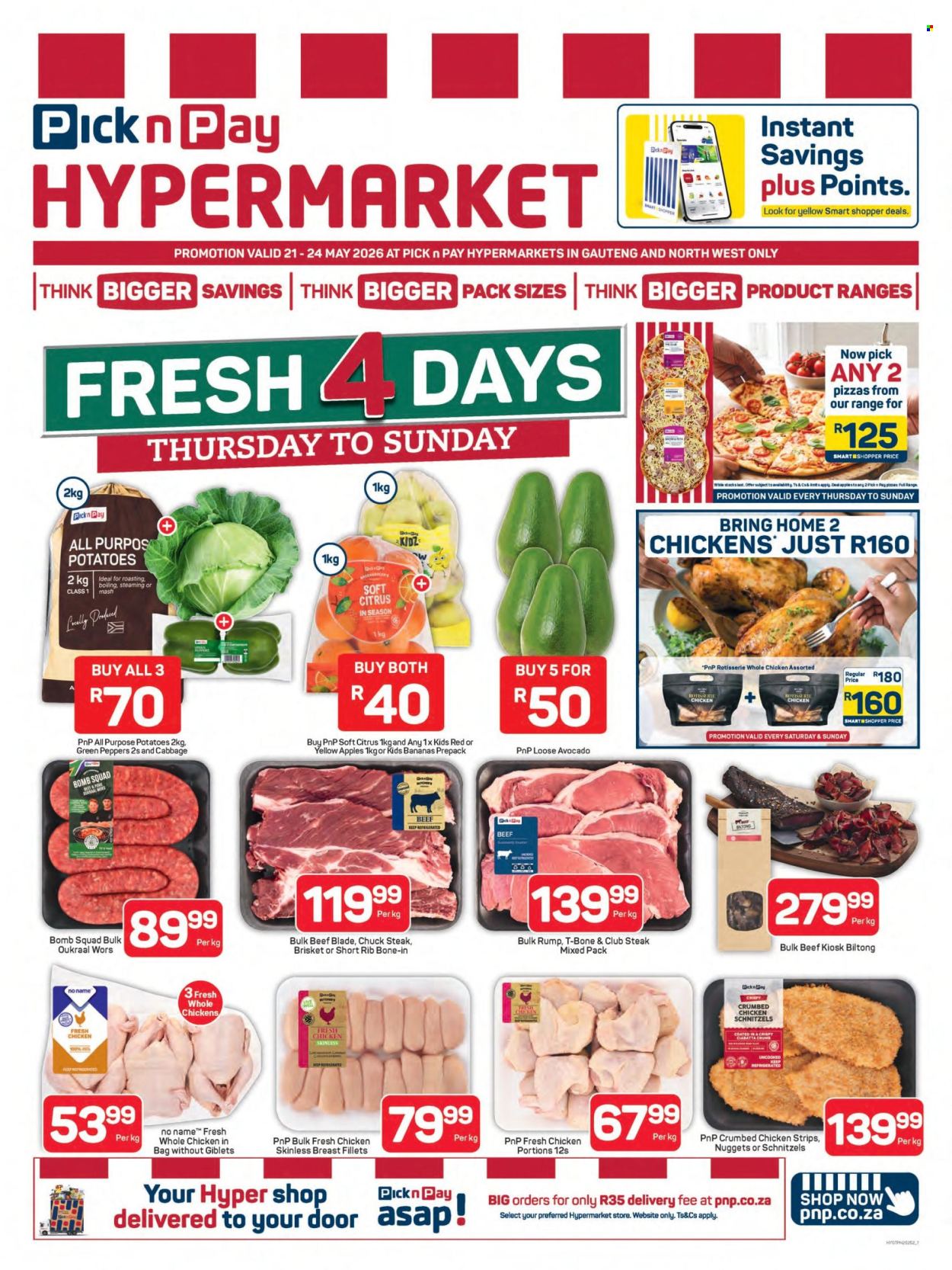 Pick n Pay Hypermarket specials - 21/05/2026 - 24/05/2026. Page 1