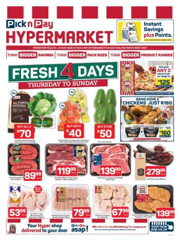 Pick n Pay Hypermarket catalogue  - 21/05/2026 - 24/05/2026.
