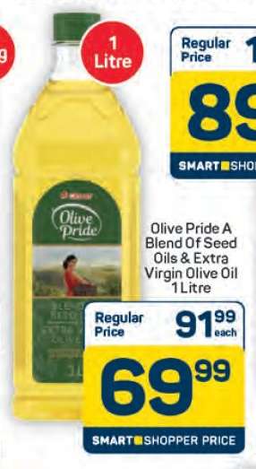 Olive Pride A Blend Of Seed Oils & Extra Virgin Olive Oil 1 Litre