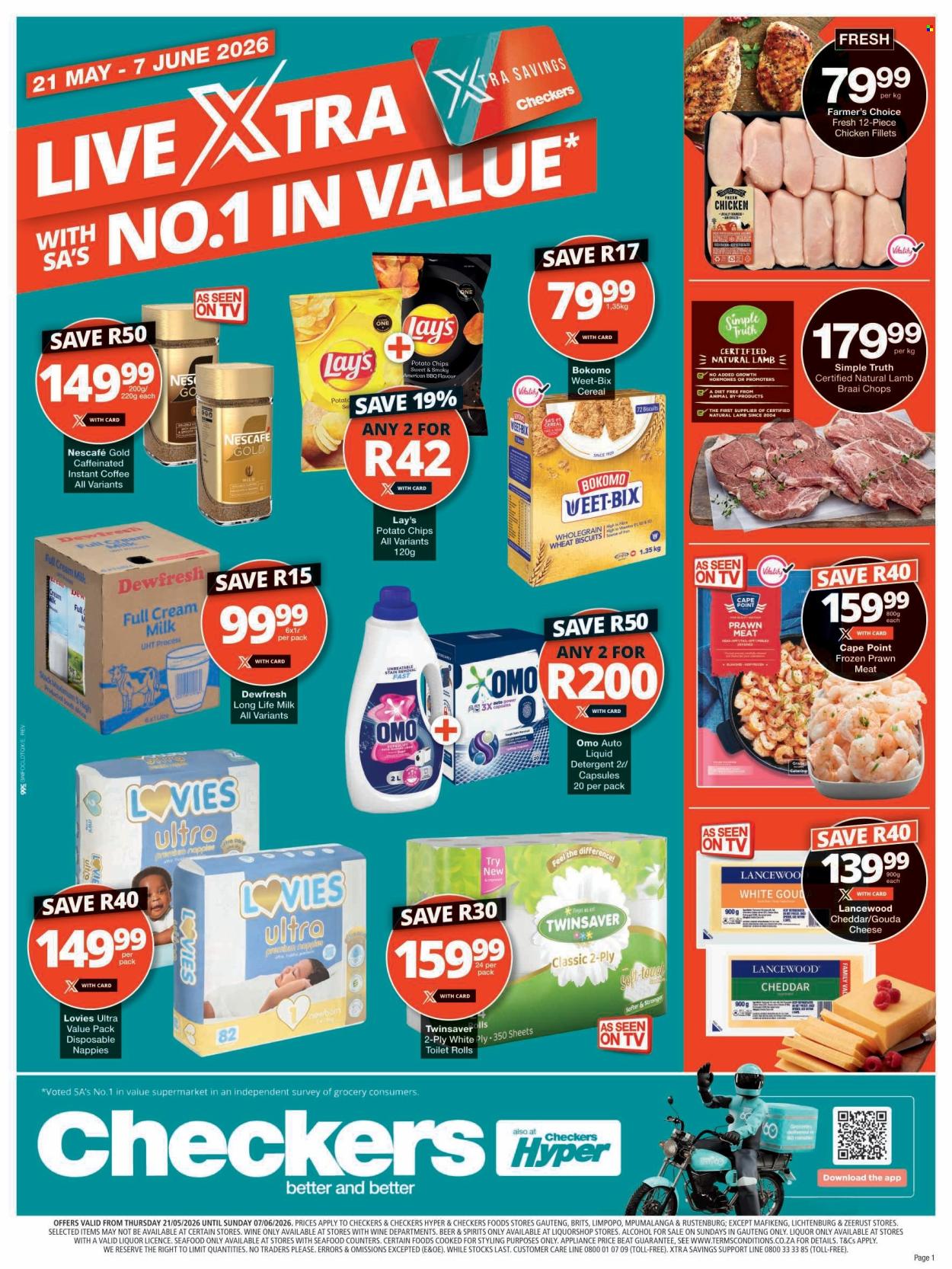 Checkers specials - 21/05/2026 - 07/06/2026. Page 1