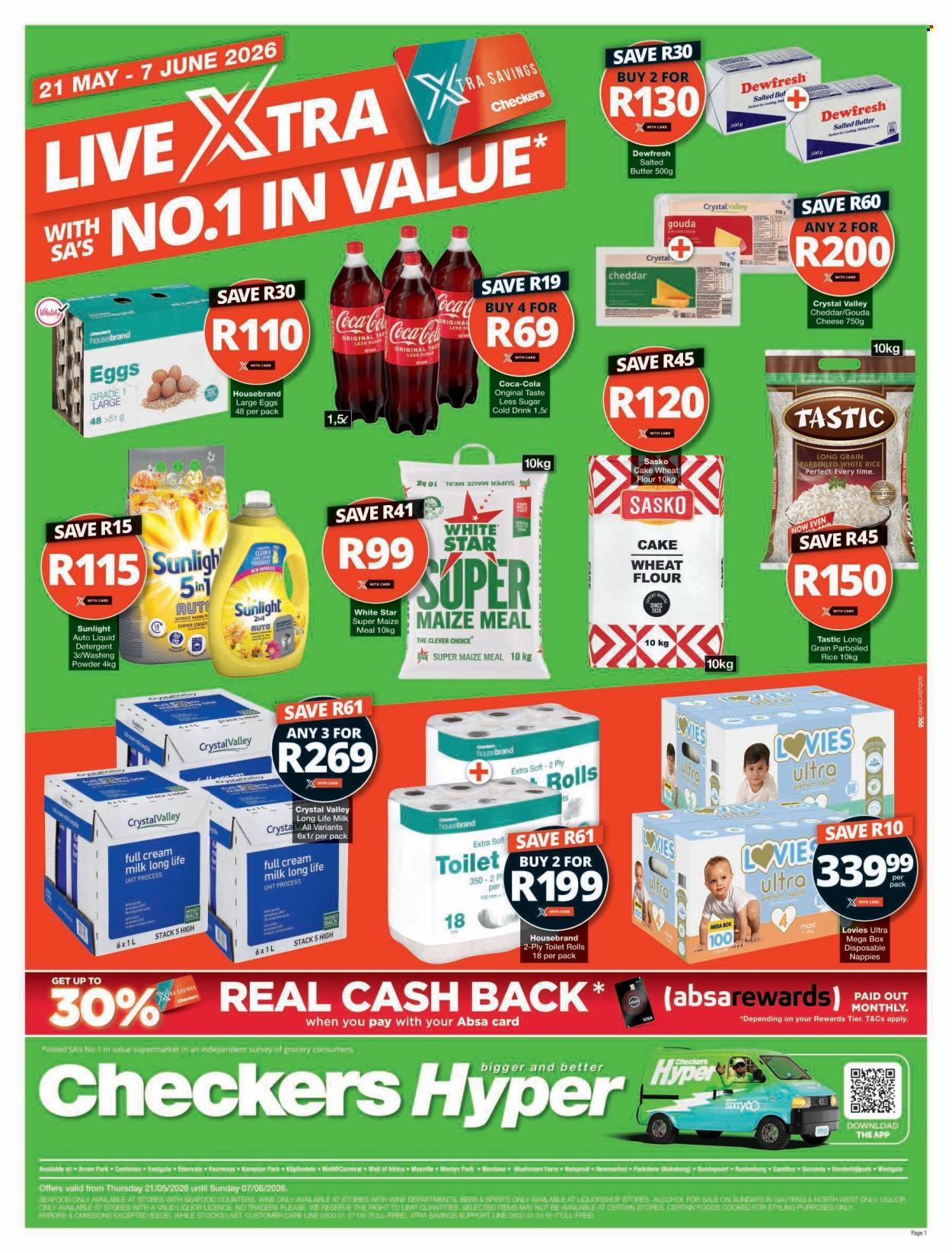 Checkers specials - 21/05/2026 - 07/06/2026. Page 1