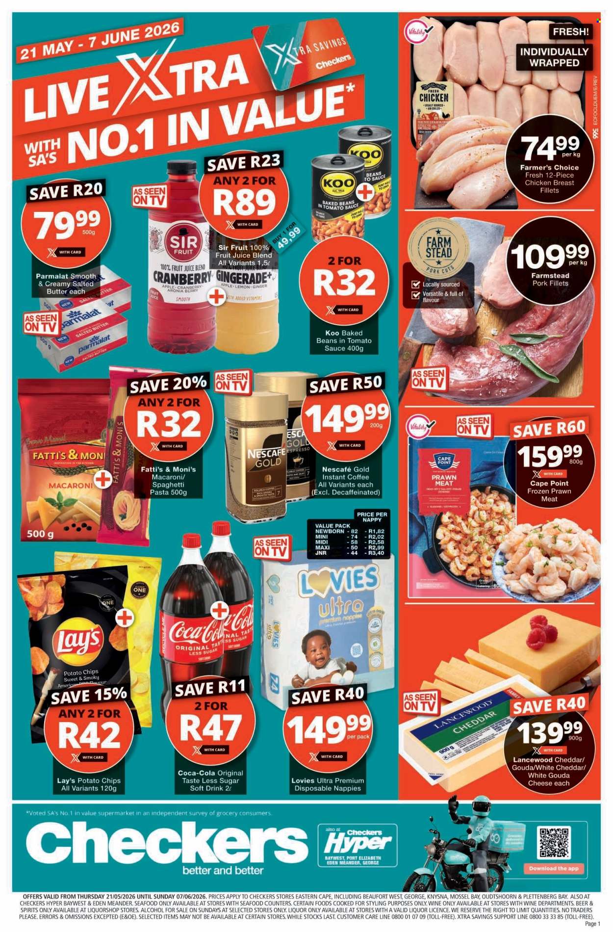 Checkers specials - 21/05/2026 - 07/06/2026. Page 1