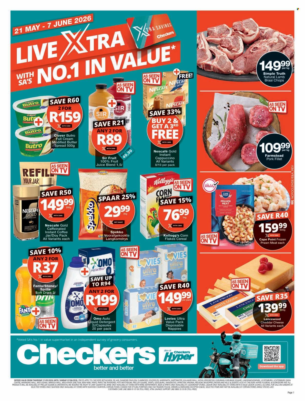 Checkers specials - 21/05/2026 - 07/06/2026. Page 1