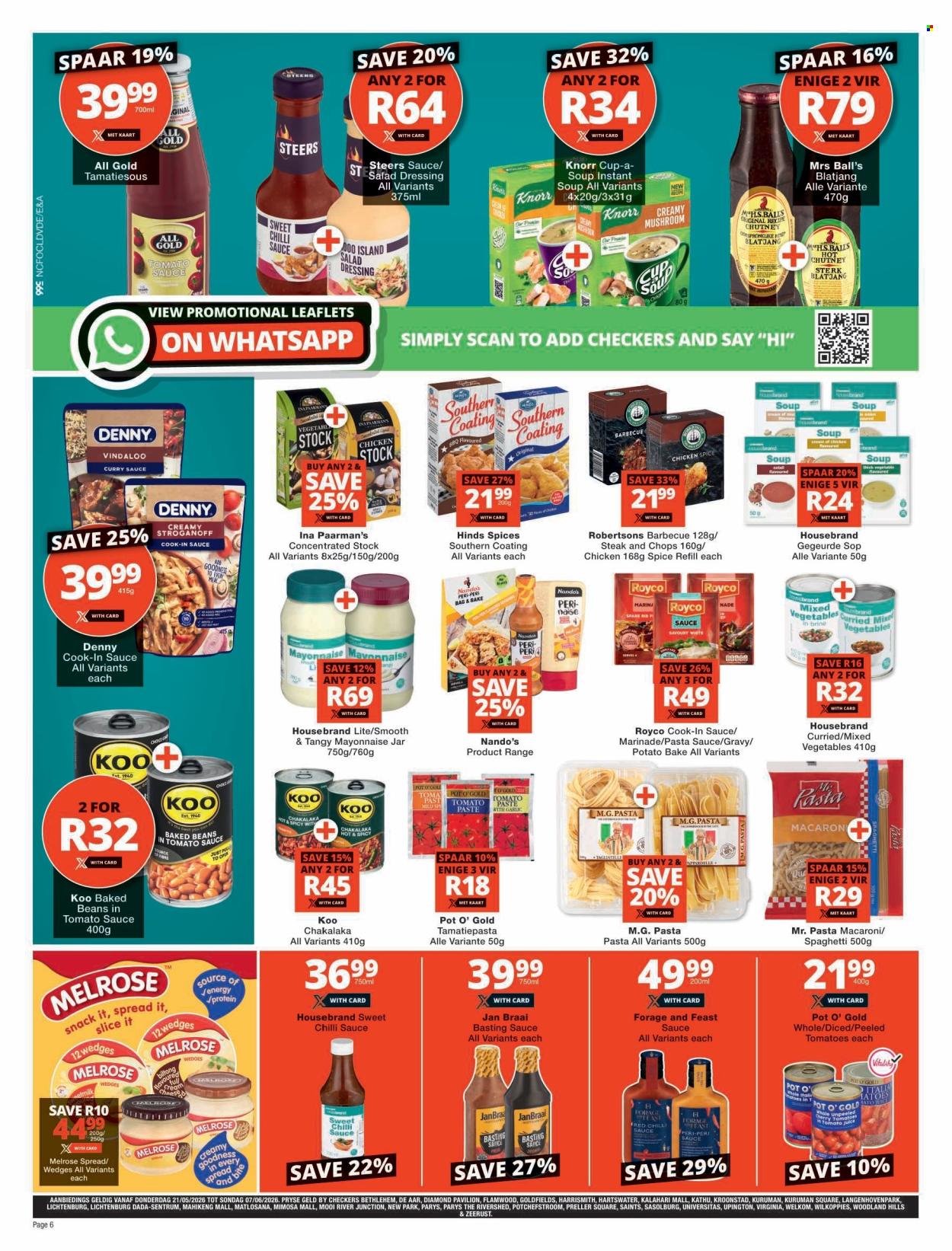 Checkers specials - 21/05/2026 - 07/06/2026. Page 6