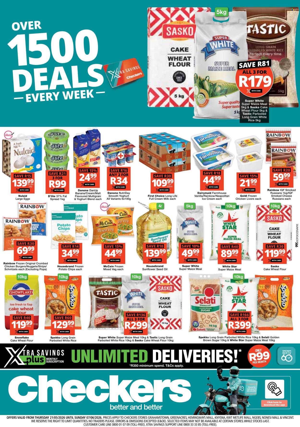 Checkers specials - 21/05/2026 - 07/06/2026. Page 1