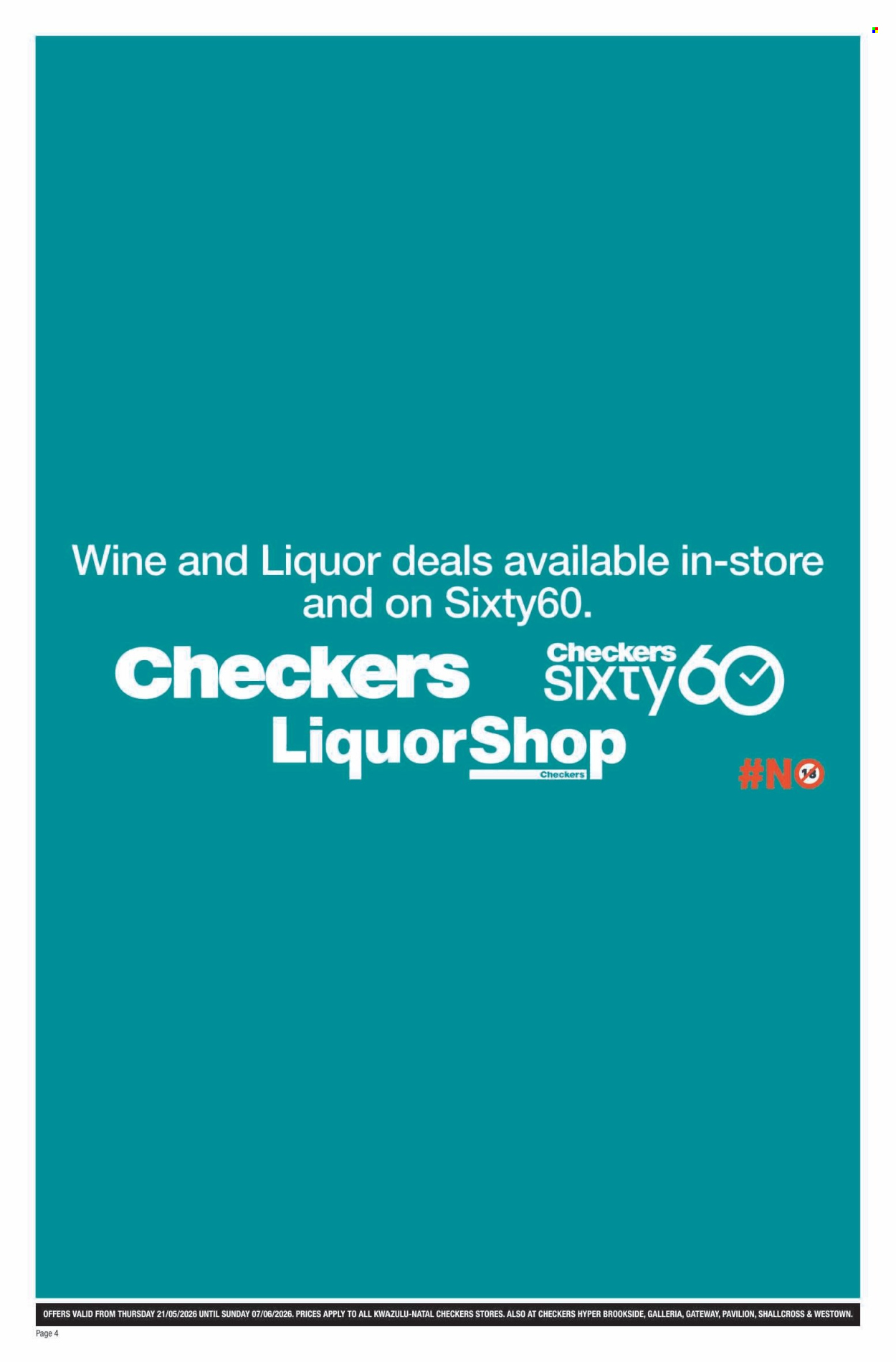 Checkers specials - 21/05/2026 - 07/06/2026. Page 4