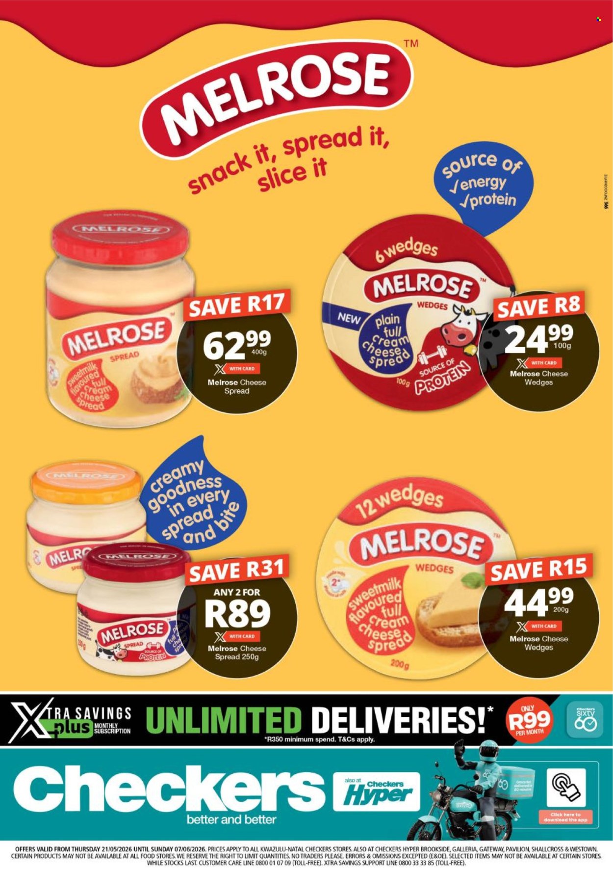Checkers specials - 21/05/2026 - 07/06/2026. Page 1