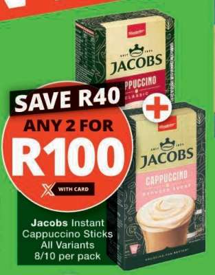 Jacobs Instant Cappuccino Sticks
