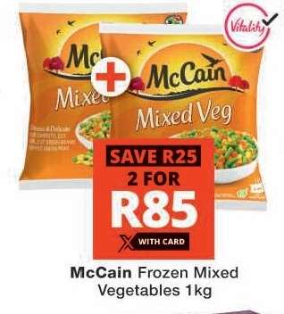 McCain Frozen Mixed Vegetables 1kg