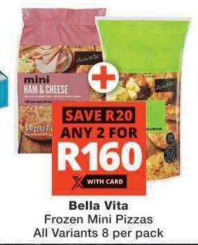 Bella Vita Frozen Mini Pizzas