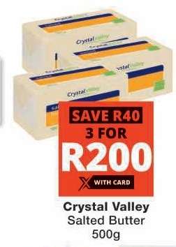 CRYSTAL VALLEY SALTED BUTTER