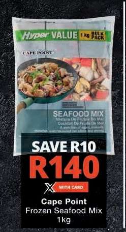 Cape Point Frozen Seafood Mix 1kg