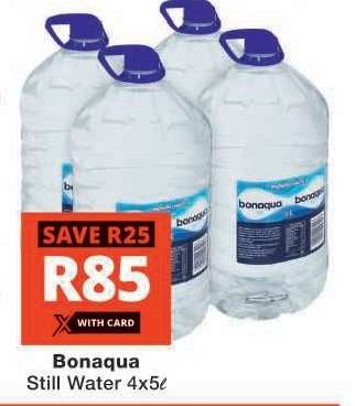 Bonaqua Still Water 4x5ℓ