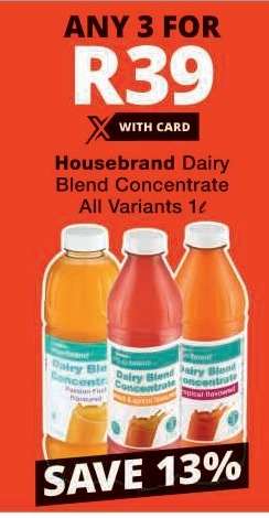 Housebrand Dairy Blend Concentrate