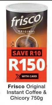 Frisco Original Instant Coffee & Chicory 750g