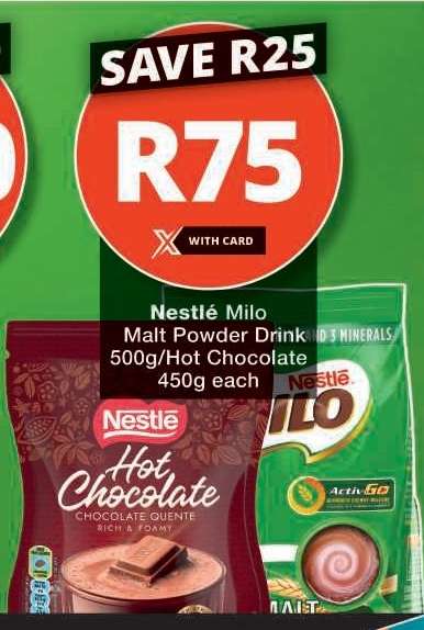 Nestlé Milo Malt Powder Drink/Hot Chocolate