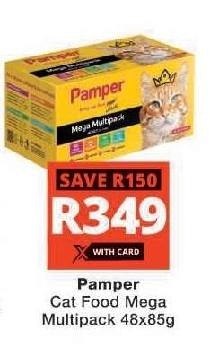Pamper Cat Food Mega Multipack 48x85g