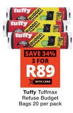 Tuffy Tuffmax Refuse Budget Bags