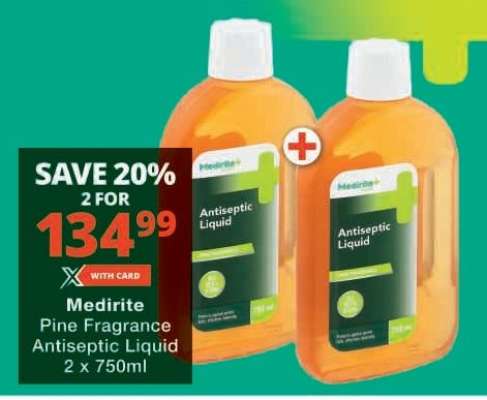 Medirite Pine Fragrance Antiseptic Liquid