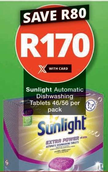 Sunlight Automatic Dishwashing Tablets