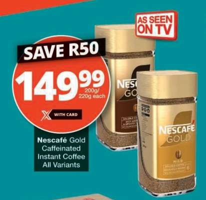 Nescafé Gold Caffeinated Instant Coffee