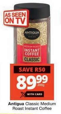 Antigua Classic Medium Roast Instant Coffee